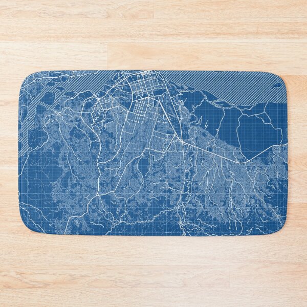 Item preview, Kinshasa City Map of Democratic Republic of the Congo - Blueprint designed and sold by deMAP.