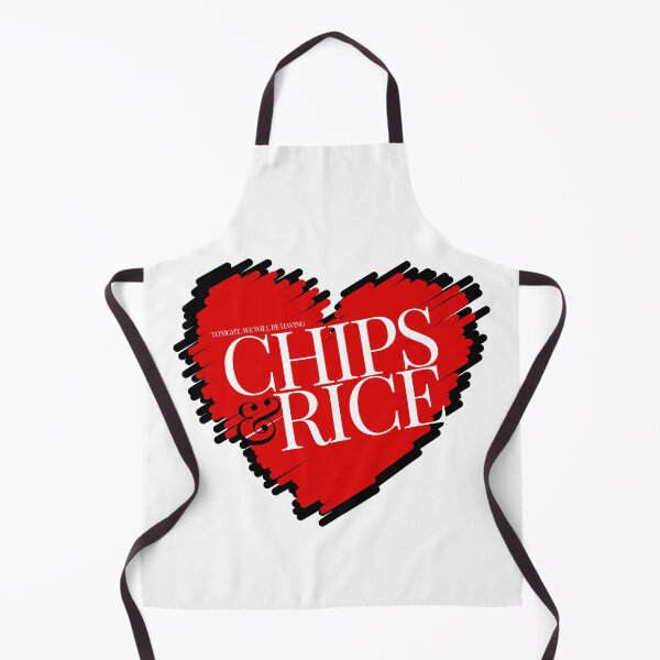 Item preview, Chips and Rice Valentines themed love heart design designed and sold by 133DandC.