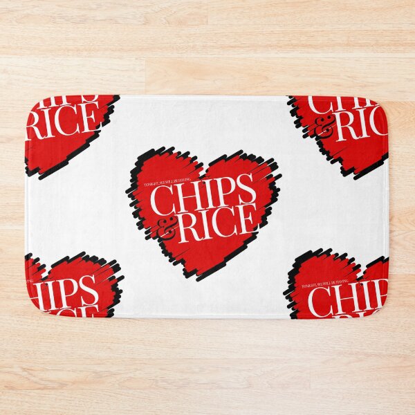 Item preview, Chips and Rice Valentines themed love heart design designed and sold by 133DandC.