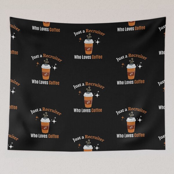 Item preview, Recruiter Just Loves Coffee Quote Design Espresso designed and sold by Africrafts.