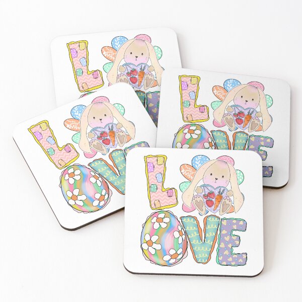 Item preview, Easter Love Bunny Eggs designed and sold by dalypdesign.