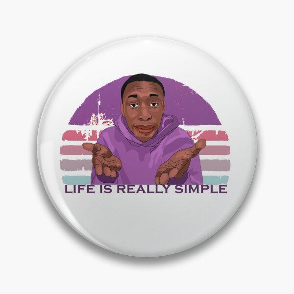 Item preview, life is simple, Learn From Khaby, funny designed and sold by xteamdesign.