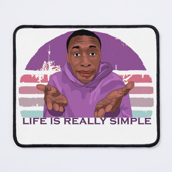 Item preview, life is simple, Learn From Khaby, funny designed and sold by xteamdesign.