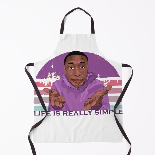 Item preview, life is simple, Learn From Khaby, funny designed and sold by xteamdesign.