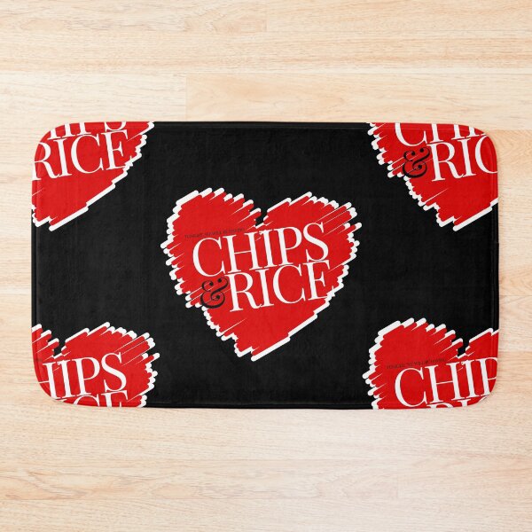 Item preview, Chips and Rice Valentines themed love heart design designed and sold by 133DandC.