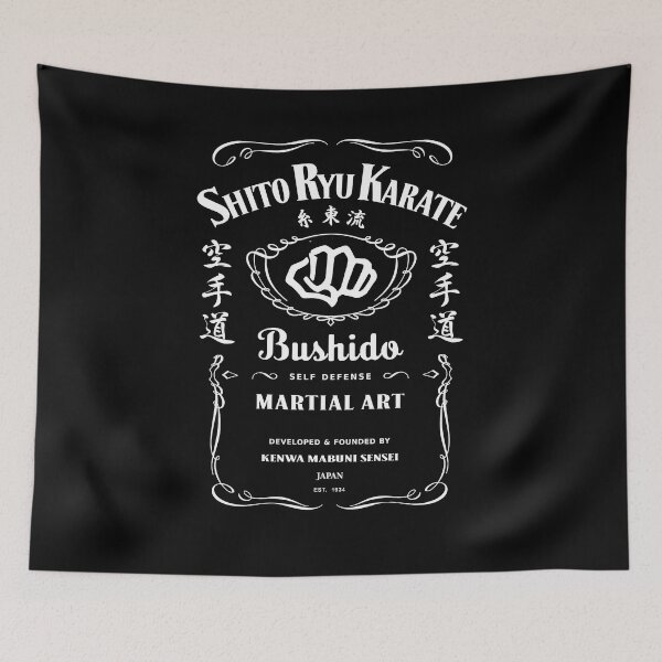 Item preview, Vintage Shito Ryu Karate Retro Martial Arts Budo Design designed and sold by Zanshin-Art.