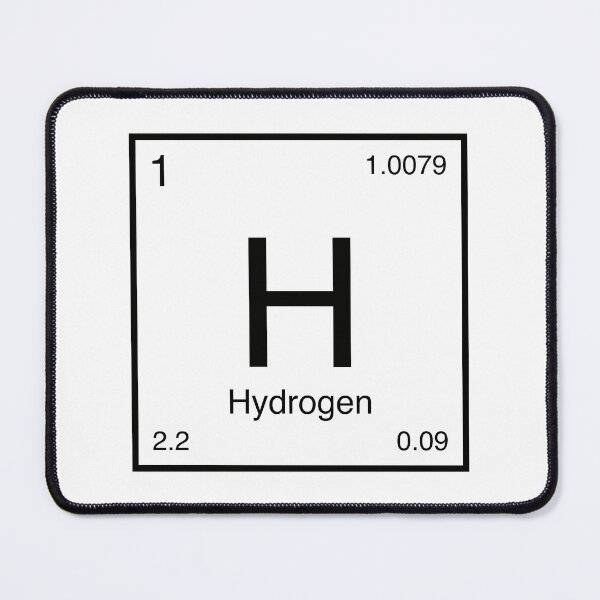 Item preview, Hydrogen Element (black) designed and sold by AllAboutScience.