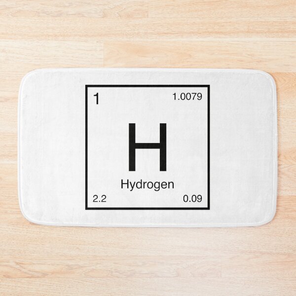 Item preview, Hydrogen Element (black) designed and sold by AllAboutScience.
