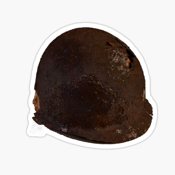 “Soldier’s iron hat War and peace Korean War” Sticker for Sale by