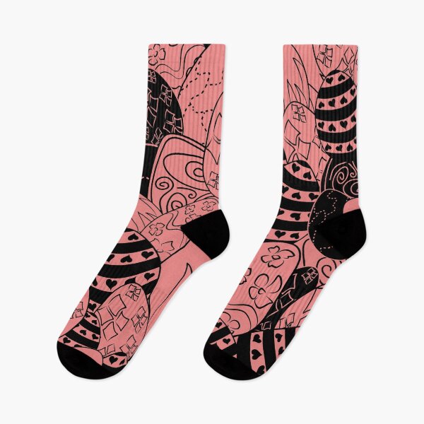 Item preview, easter eggs pattern,pink,black designed and sold by cutecrazytshirt.