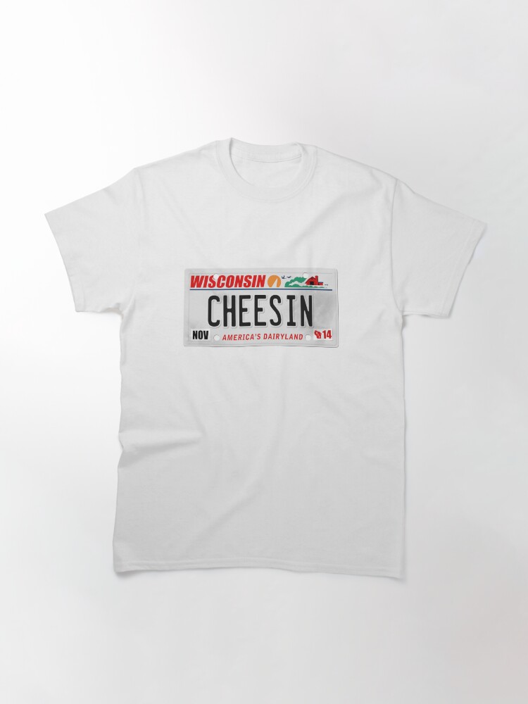 Imagen 3 de 7, Camiseta clásica con la obra Matrícula - CHEESIN, diseñada y vendida por TswizzleEG.