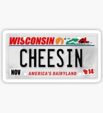 License Plate - CHEESIN Sticker