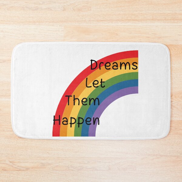 Item preview, Dreams Let Them Happen Rainbow Stickers and Gifts designed and sold by Willyboy16.