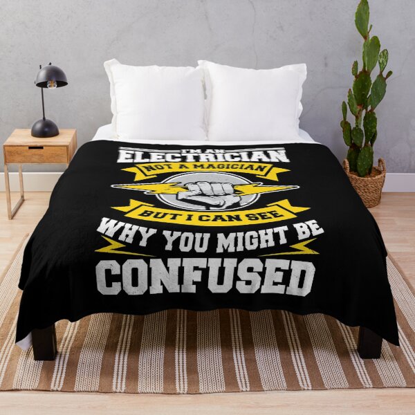 Item preview, Im An Electrician Not A Magician But I Can See Why You Might Be Confused Electrical Repairman Electronics Tech designed and sold by SageTobias.