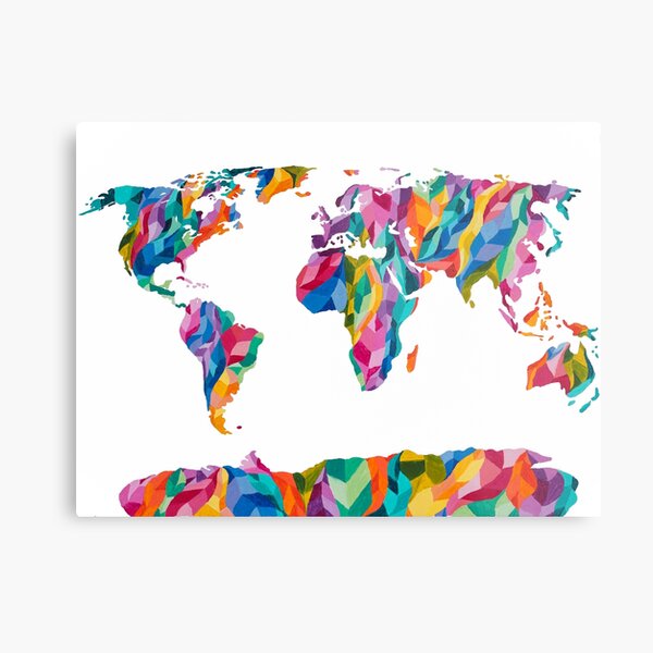 Imagine There's No Countries Metal Print