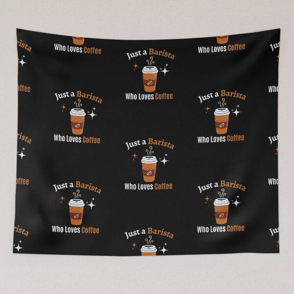 Item preview, Barista Just Loves Coffee Quote Design Espresso designed and sold by Africrafts.