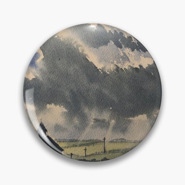 Item preview, Dark Clouds over Abandoned Chapel in Cottam designed and sold by Glenn Marshall.