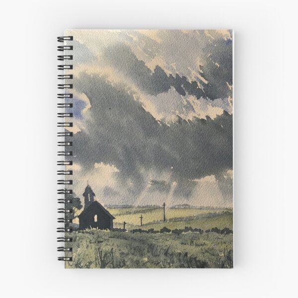 Item preview, Dark Clouds over Abandoned Chapel in Cottam designed and sold by Glenn Marshall.