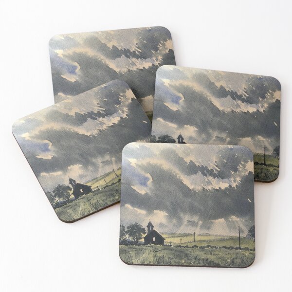 Item preview, Dark Clouds over Abandoned Chapel in Cottam designed and sold by Glenn Marshall.