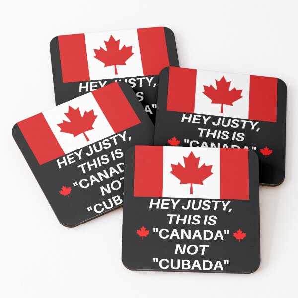 Item preview, Hey Justy! This Is Canada Not Cubada White Text designed and sold by TWMBDesigns.