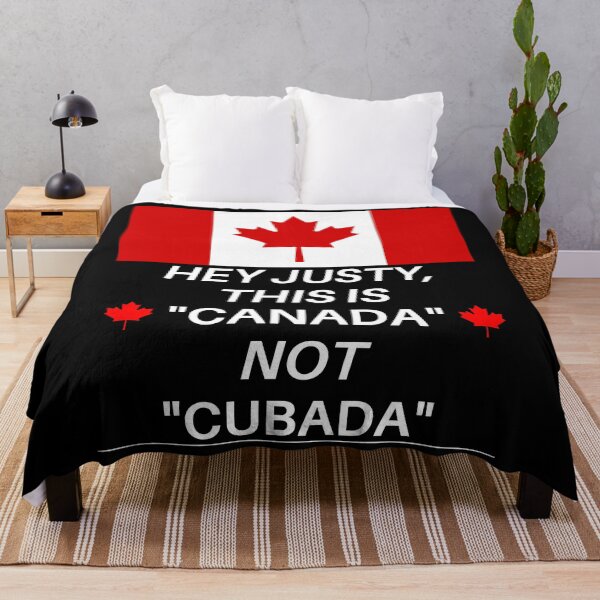 Item preview, Hey Justy! This Is Canada Not Cubada White Text designed and sold by TWMBDesigns.