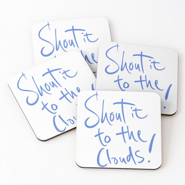 Item preview, Shout it to the clouds! designed and sold by Papermouse.