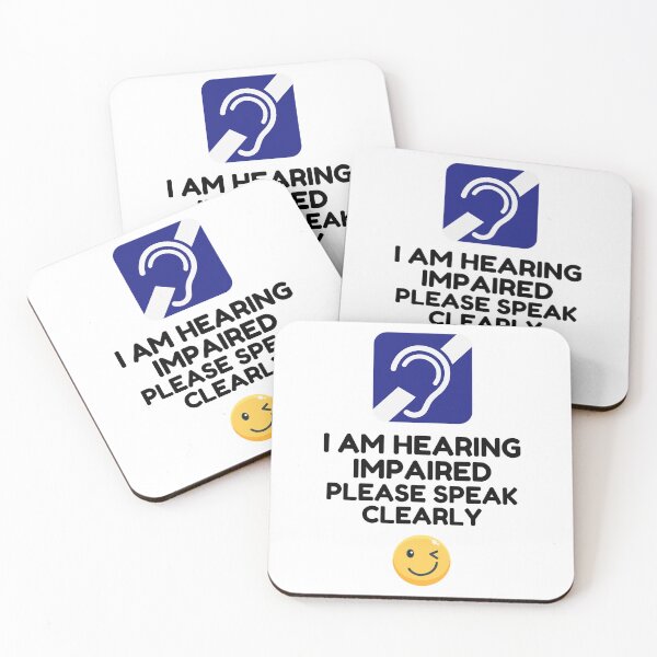 Item preview, hearing impaired designed and sold by CuteButLost.