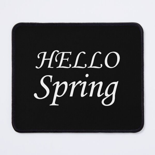 Item preview, Hello Spring text | spring season background | spring time design. designed and sold by Yawarhassan9621.