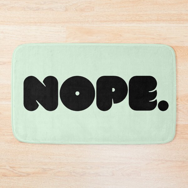 Item preview, nope. (black) designed and sold by pencilpepper.