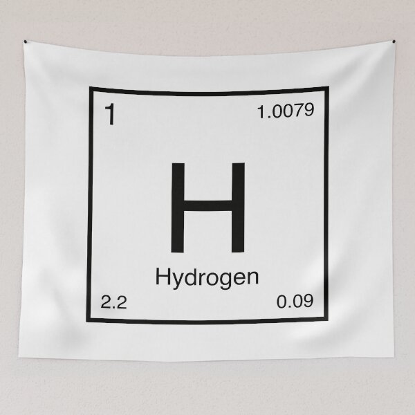 Item preview, Hydrogen Element (black) designed and sold by AllAboutScience.