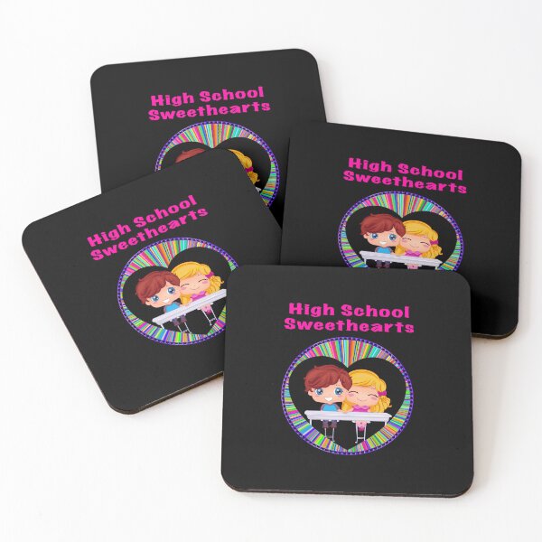 Item preview, High School Sweethearts (on Black) designed and sold by PawsitiveMum.