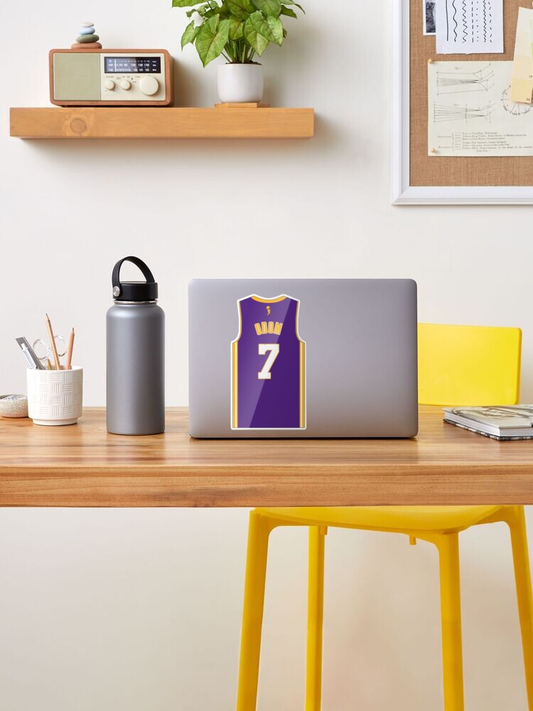 Lamar Odom - Los Angeles Laker Away Purple Sticker Sticker for Sale by On  Target Sports