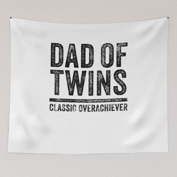 Item preview, Dad Of Twins Classic Overachiever Funny Vintage T-Shirt designed and sold by shop   luisant.