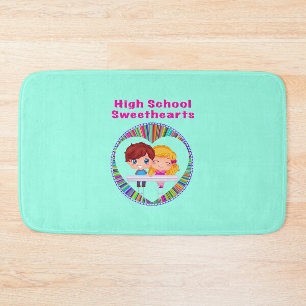 Item preview, High School Sweethearts (on Aqua) designed and sold by PawsitiveMum.