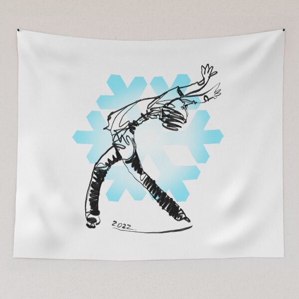 Item preview, Figure Skating Line Art designed and sold by Arkneer.