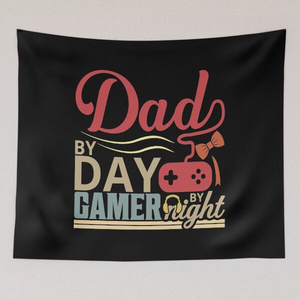 Item preview, dad by day gamer by night Games Sayings designed and sold by justbejoker.