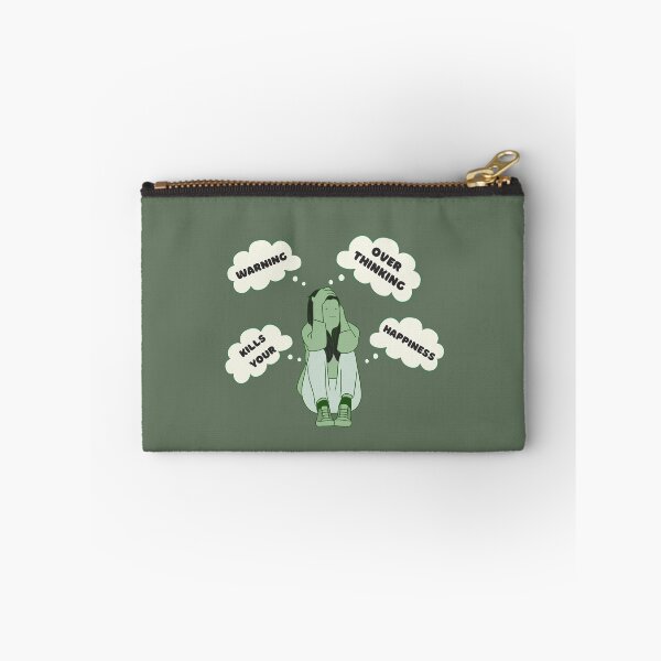Item preview, Warning Overthinking Kills Your Happiness - Funny - Overthinking Kills Happiness - Overthinker  designed and sold by designerpriti.