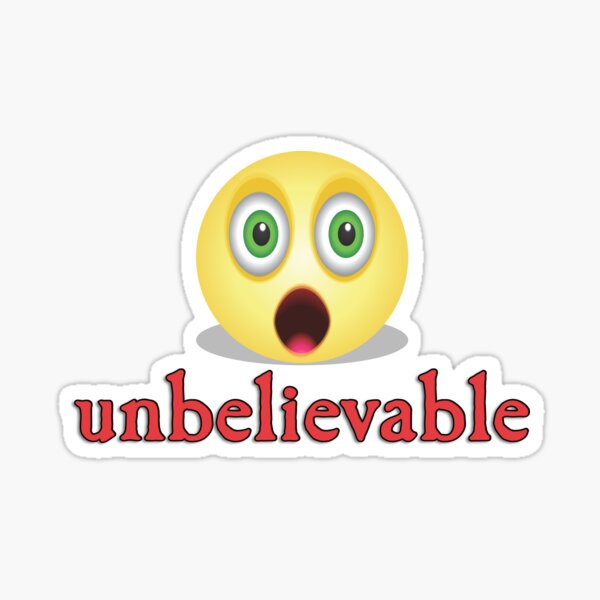 "UNBELIEVABLE Cute Emoji Art" Sticker for Sale by ⭐Amazing Arts Designs