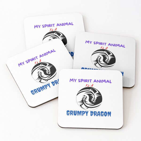 Item preview, My Spirit Animal Is A Grumpy Dragon Classic T-Shirt designed and sold by dirlkhiat.
