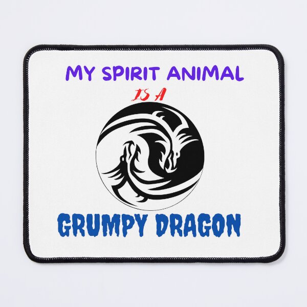 Item preview, My Spirit Animal Is A Grumpy Dragon Classic T-Shirt designed and sold by dirlkhiat.