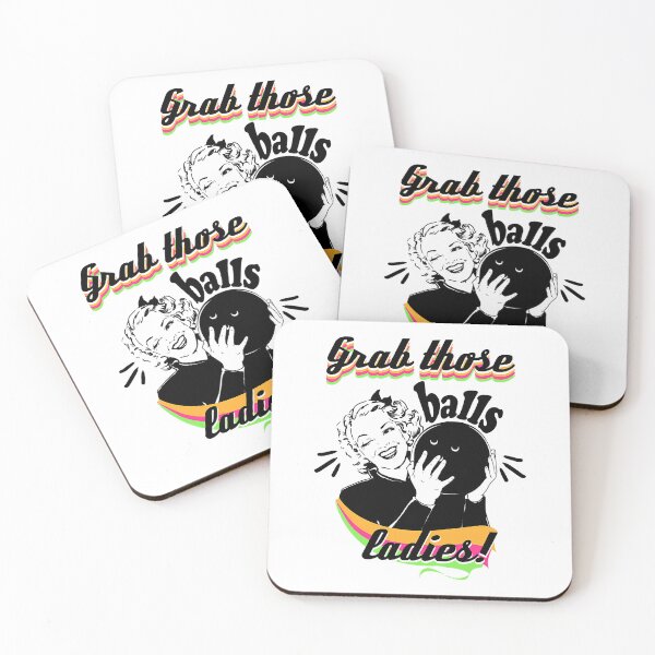 Item preview, Grab Those Balls Ladies Vintage Bowling Bowlers designed and sold by Rebecca-Cruz.