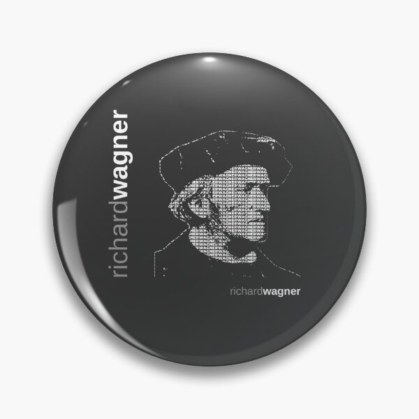 Item preview, Richard Wagner typographic poster designed and sold by CMYKStudio.