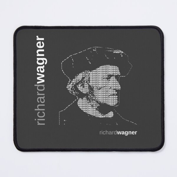 Item preview, Richard Wagner typographic poster designed and sold by CMYKStudio.