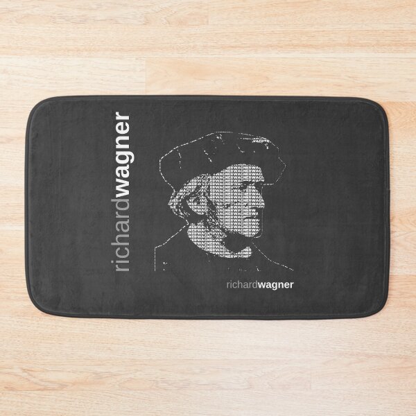 Item preview, Richard Wagner typographic poster designed and sold by CMYKStudio.