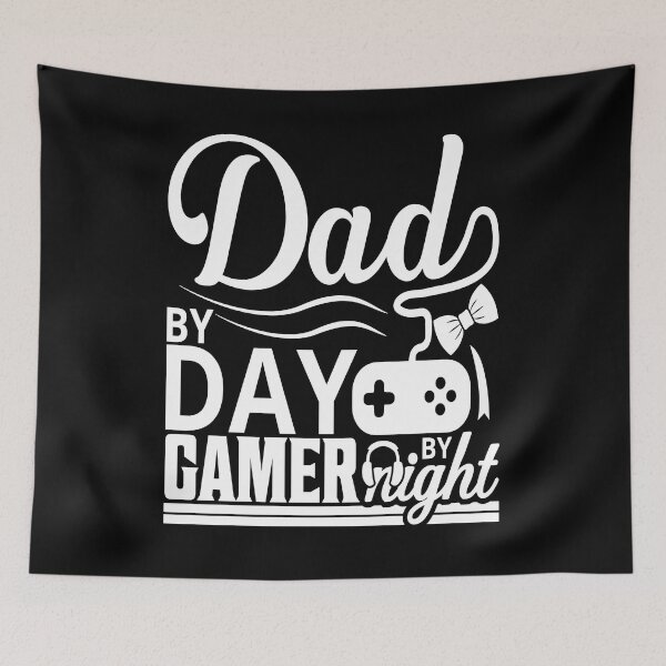Item preview, dad by day gamer by night Games Sayings designed and sold by justbejoker.
