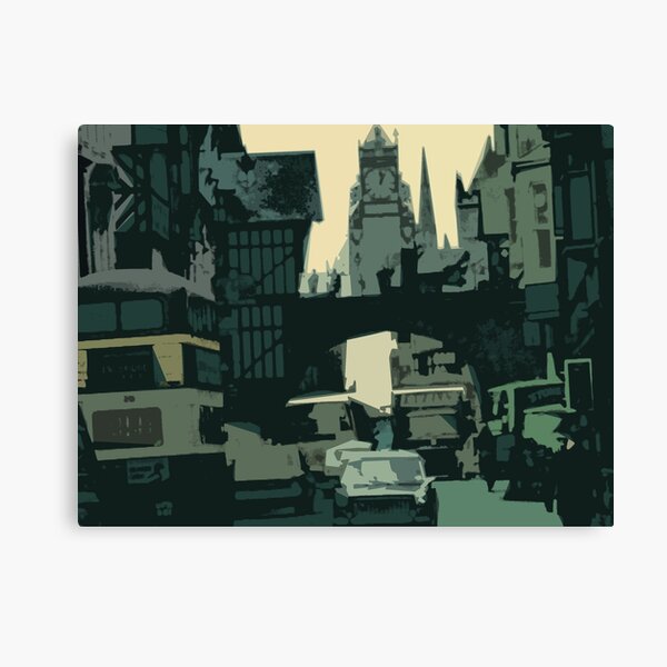 Eastgate and Eastgate Clock, Chester Canvas Print