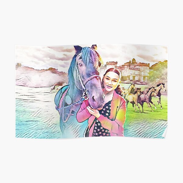 Zoe and Raven Free Rein Poster