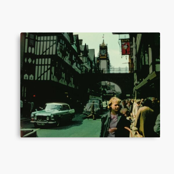 Eastgate and Eastgate Clock, Chester Canvas Print