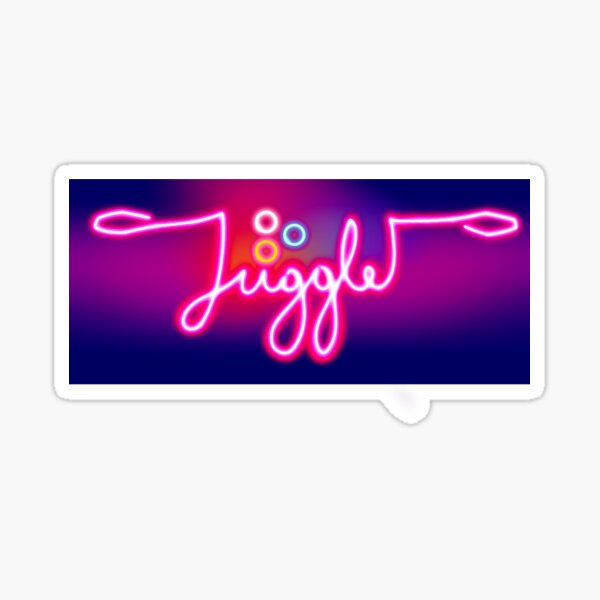 Item preview, Retro Neon Juggle Sign designed and sold by TimSmithBuisset.