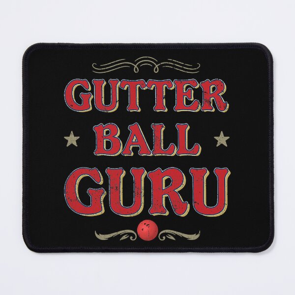 Item preview, Gutter Ball Guru Funny Retro Bowler Vintage Bowler designed and sold by Rebecca-Cruz.